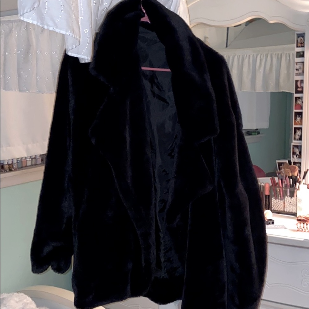 Tiger Mist Faux Fur Jacket NWOT